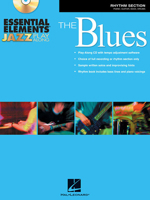 Essential Elements Jazz Play Along-The Blues (B-Flat  E-Flat  C-Instruments) 1423462610 Book Cover