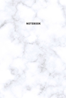 Marble Notebook: White Gray Marble Composition Book Journal Diary For Kids Teens School With Soft Cover 1694453367 Book Cover