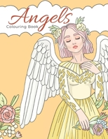 Angels Colouring Book: 30 Angelic Tarot Colouring Pages B08JB1XJBC Book Cover