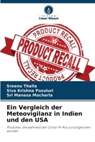 Ein Vergleich der Meteovigilanz in Indien und den USA (German Edition) 6208228034 Book Cover