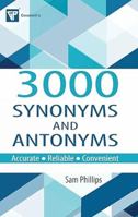 3000 Synonyms And Antonyms 8172450060 Book Cover