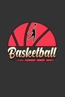 Basketball: A5 Notizbuch Notebook Notizheft Punktraster Basketball Basketballer, Sport, Mannschaft Dotgrid - Geschenkidee f�r Basketballer, 120 Seiten ca. Din A5 (6x9) 1678429015 Book Cover