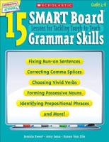 15 SMART Board Lessons for Tackling Tough-to-Teach Grammar Skills 054527348X Book Cover