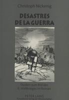 Desastres de la Guerra: Studien Zum Bild Des II. Weltkrieges Im Roman 3631499108 Book Cover