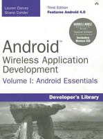 Android Wireless Application Development: Android Essentials 0321814967 Book Cover