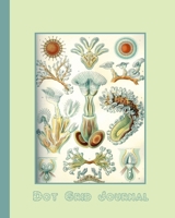 Dot grid journal: Ernst Haekel's Kunstformen der Natur - Artform of nature (1904) geometric shapes and natural forms cover art for the vintage ... lover - Delicate forms in green and blue 1696280559 Book Cover