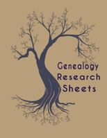 Genealogist's Research Sheets: Track Genealogy Family Tree Research Sources and Data/Information Found. 8-1/2 X 11 inches, 110 pages, take with you on your genealogy research trips. 179758720X Book Cover