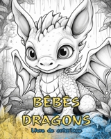 BÉBÉS DRAGONS Livre de coloriage: Des dessins mignons que les enfants et les adultes peuvent colorier (French Edition) B0CQKPYWZN Book Cover