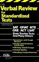 Verbal Review for Standardized Tests (Cliffs Test Prep) 0822020343 Book Cover
