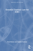 Essential Contract Law for SQE1 (Essential Law for SQE1) 1032642149 Book Cover