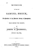 Memoir of the Late Samuel Breck 1437026788 Book Cover