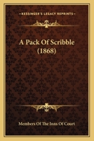 A Pack Of Scribble 116454201X Book Cover