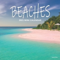 Beaches: 2021 Mini Wall Calendar B08NF349FP Book Cover
