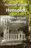 Beschreibung der Stadt Sonneberg: Reproduktion der Ausgabe von 1845 1548363707 Book Cover