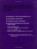 Behavioral Science/Psychiatry: Review for New National Boards 1888308001 Book Cover