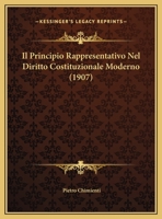 Il Principio Rappresentativo Nel Diritto Costituzionale Moderno 1161206035 Book Cover