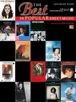 The Best in Popular Sheet Music: Advanced Piano 0897249062 Book Cover