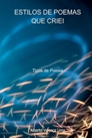 Estilos De Poemas Que Criei (Portuguese Edition) 6501004896 Book Cover