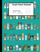 Graph Paper Notepad: 5x5 Graph Ruled Squared Graphing Paper With Cute Puppies Cover 1088728707 Book Cover