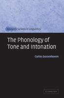 The Phonology of Tone and Intonation 0521012007 Book Cover