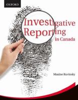 Investigative Reporting in Canada 019542381X Book Cover