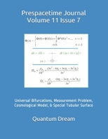 Prespacetime Journal Volume 11 Issue 7: Universal Bifurcations, Measurement Problem, Cosmological Model, & Special Tubular Surface B08YDGTNV7 Book Cover