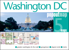 Washington DC PopOut Map 1914515315 Book Cover