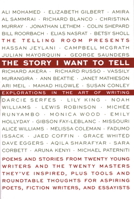 The Story I Want to Tell: Explorations of the Art of Writing 0884484157 Book Cover
