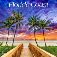 Florida Coast 2026 12 X 24 Inch (Hanging) Monthly Square Wall Calendar Plastic-Free B0DYLFCK22 Book Cover