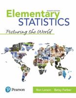Elementary Statistics: Picturing the World 0321693620 Book Cover
