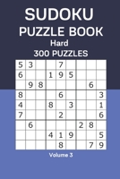 Sudoku Puzzle Book Hard: 300 Puzzles Volume 3 B08FPB349Q Book Cover