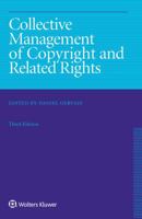 Collective Management of Copyright and Related Rights 9041154418 Book Cover