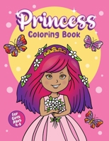 Princess Coloring Book: For Girls Ages 4-8 B08VWY9W5H Book Cover