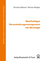 Nachhaltiges Veranstaltungsmanagement Mit Strategie 3896736914 Book Cover
