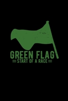 Green flag start of the race: 6x9 KART RACING - dotgrid - dot grid paper - notebook - notes 1711995657 Book Cover