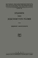 Studien Uber Joachim Von Floris 366315243X Book Cover