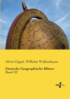 Deutsche Geographische Blatter 3957385911 Book Cover