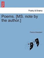Poems. [MS. note by the author.] 1241569363 Book Cover