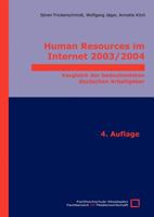 Human Resources im Internet 2003/2004: Vergleich der bedeutendsten deutschen Arbeitgeber 4. Auflage 3833407425 Book Cover