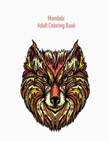 Mandala Adult Coloring Book: Coloring for adults with cows, owls, Fox and many others B08FP9YZWT Book Cover