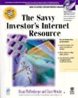 The Savvy Investor's Internet Resource 0764530100 Book Cover