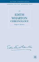 An Edith Wharton Chronology (Author Chronologies) 1403995834 Book Cover