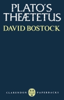 Plato's Theætetus (Clarendon Paperbacks) 0198239300 Book Cover