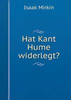 Hat Kant Hume widerlegt? 5519297010 Book Cover