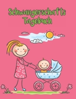 Schwangerschaftstagebuch: A4 Persönliches Schwangerschaftstagebuch mit Platz für Gedanken, Fotos & Skizzen zum selber Eintragen & Mood Tracker zum Ausfüllen I Für werdende Mamis (German Edition) 1691792993 Book Cover