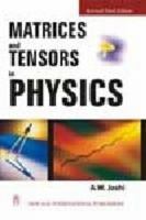 Matrices and tensors in physics 0470274263 Book Cover