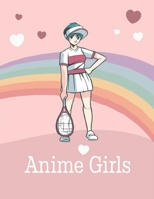 Anime Coloring Book: A Beautiful Japanese Anime Coloring book for teens and young adults and All Fans With A Wonder Drawings & Designs, over 100+anime characters to color 8.5x11 inches 100 pages B09TJJDH6K Book Cover