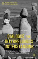 Dialogue for Interreligious Understanding: Strategies for the Transformation of Culture-Shaping Institutions 1137471190 Book Cover