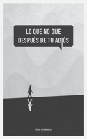 Lo que no dije después de tu adiós B0CCCS9Y58 Book Cover