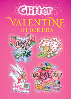 Glitter Valentine Stickers 0486438554 Book Cover